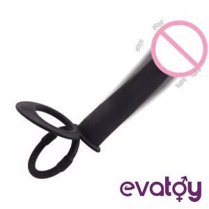 Evatoy SM Ereksiyon Penis Halkalı Titreşimli Anal Plug