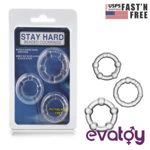 Evatoy SM Üçlü Boğumlu Penis Halkası