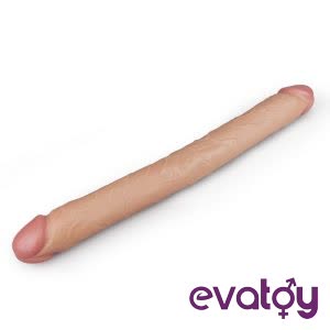 Evatoy 43 cm Lovetoy Lady Çift Taraflı Realistik Dildo Anal Vajinal Penis