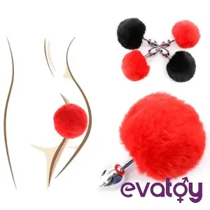 Evatoy Ponpon Kuyruklu Tavşan Anal Tıkaç