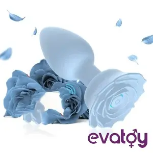 Evatoy Angel Rose Titreşimli Soft Anal Tıkaç