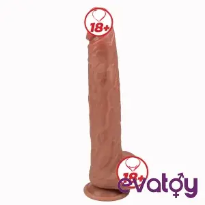 Evatoy Long Point Çift Katmanlı Ultra Gerçekçi Dildo