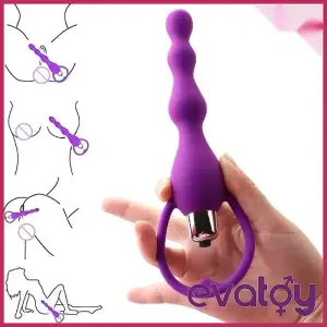 Evatoy Smooth Boncuk Butt Plug Anal Vibratör