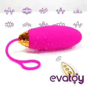 Evatoy Uzaktan Kumandalı Titreşimli Yumurta Vibratör