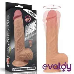 Lovetoy Çift Katmanlı Platin Silikon Oynar Başlı Vibratör