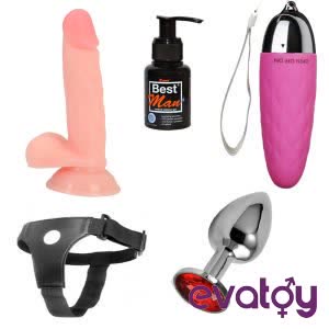 Evatoy Seksi Oyuncak 5 Ürün Set Seyahat Paketi