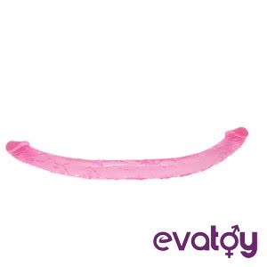 Evatoy Double Dones 44 cm Çift Taraflı Jel Yumuşak Penis Dildo